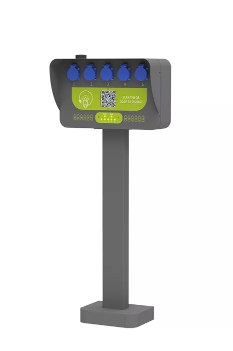 5-channel pillar charging pile