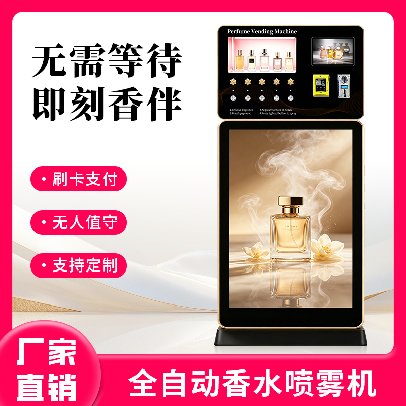 全自动立式香水喷雾自动售货机