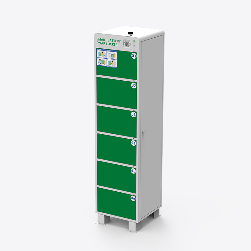 6-bay intelligent battery swapping cabinet