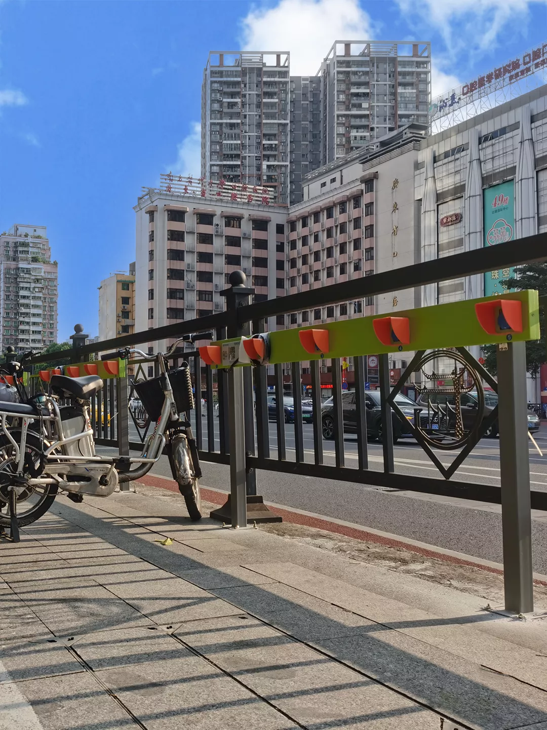 Charging Piles on Both Sides of the Road