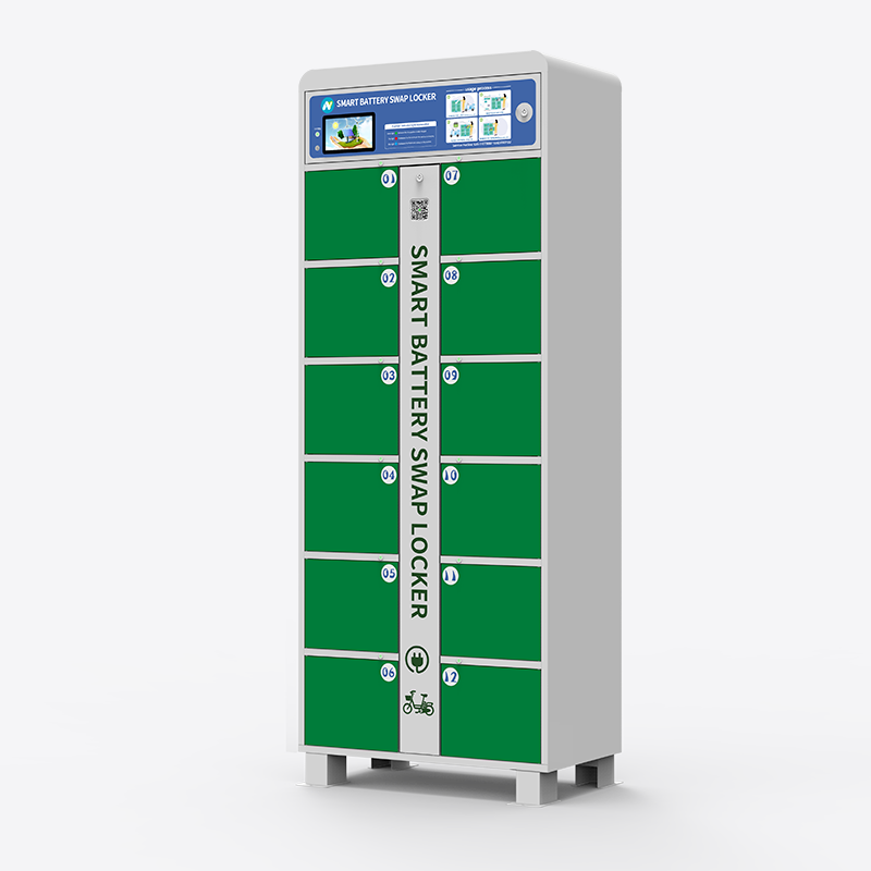 12-slot Intelligent Battery Swapping Cabinet