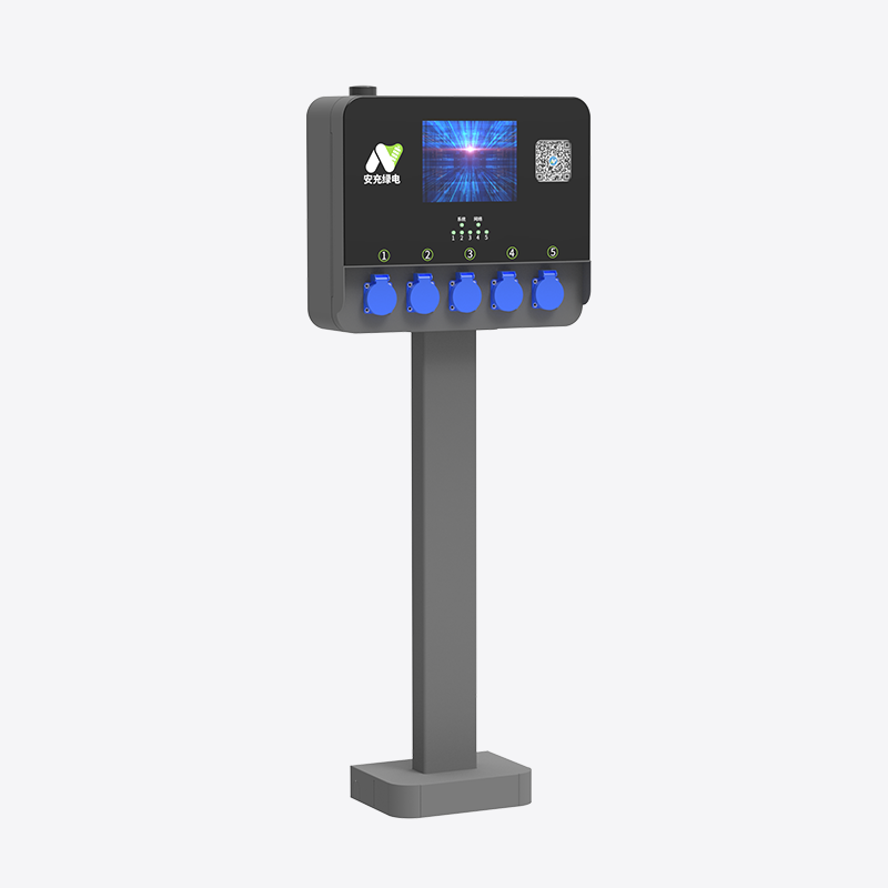 Five-port pillar charging pile (with screen)
